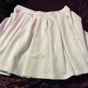 White skirt